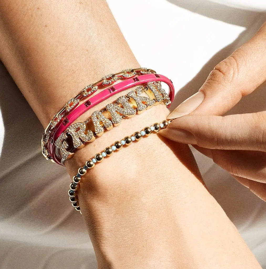 Custom Bubble Bracelet | Custom Bracelets for Women | Dazzelet